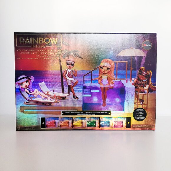 Rainbow High - Color Change Pool & Beach Club - Brand New - Picture 1 of 7